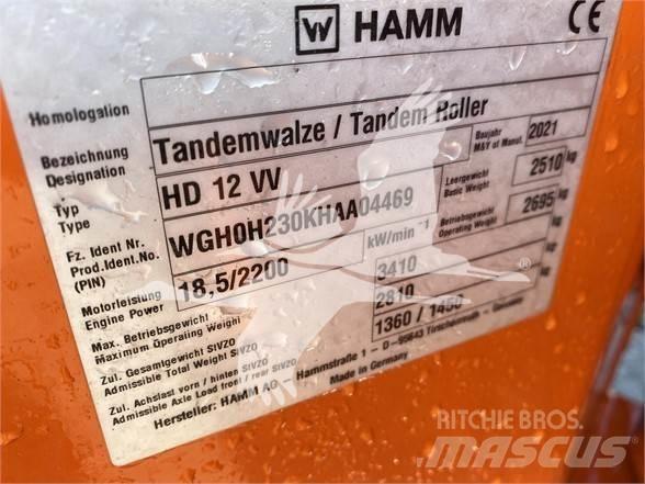 Hamm HD12VV مداحل أحادية الأسطوانة