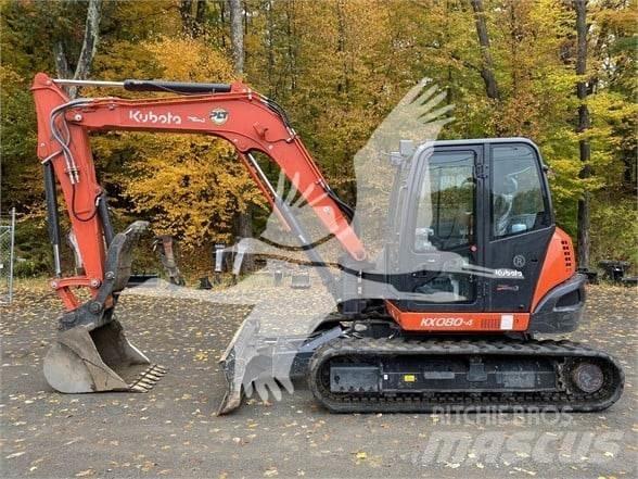Kubota KX080-4 حفارات زحافة