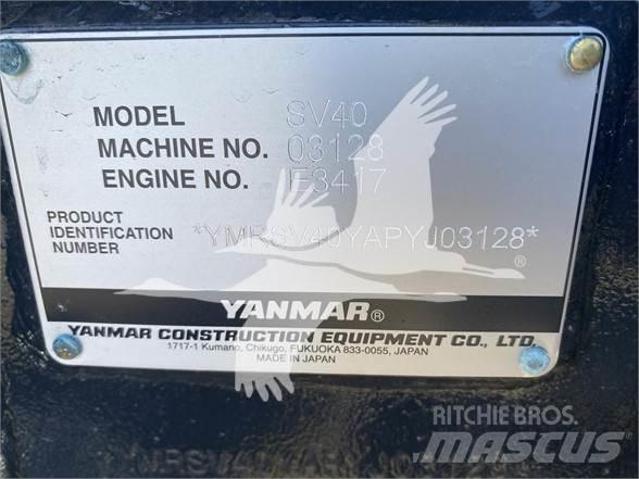 Yanmar SV40 حفارات صغيرة أقل من 7 طن (حفارات صغيرة)