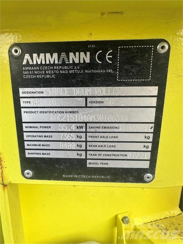 Ammann ARS70 مداحل أحادية الأسطوانة