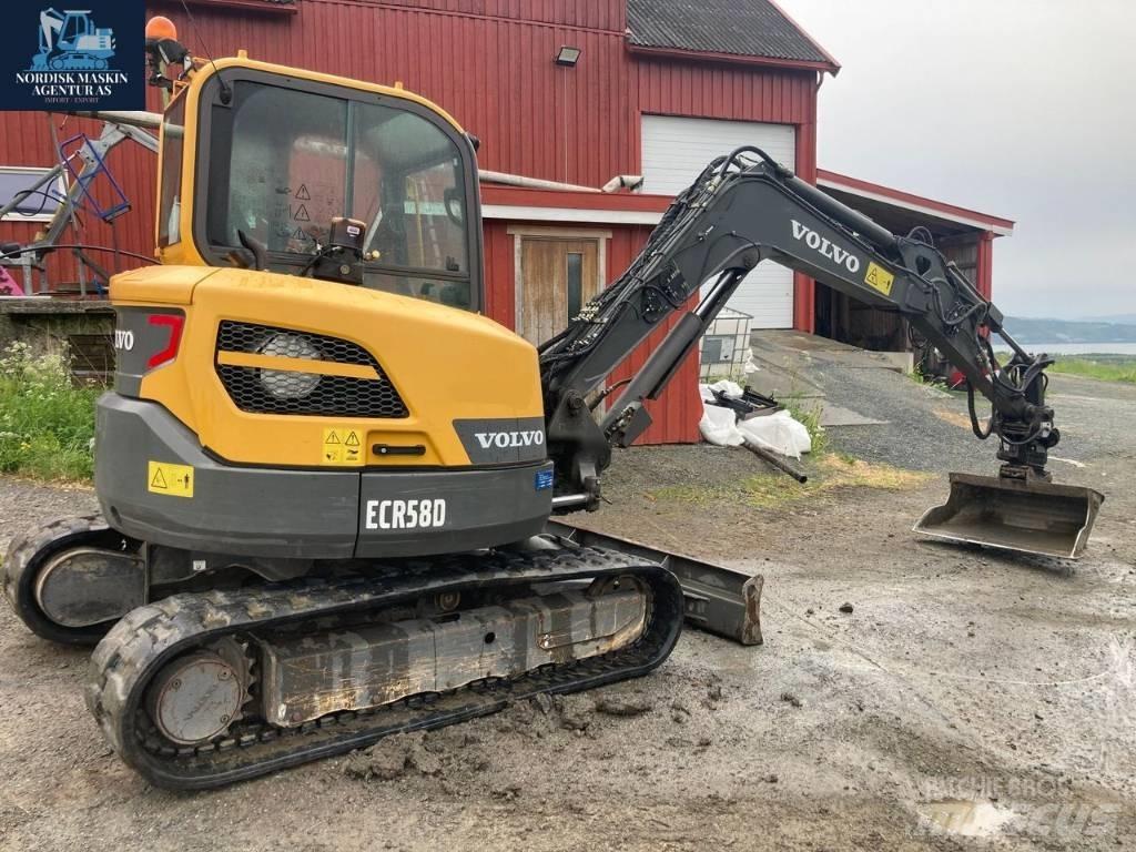 Volvo ECR 58 D حفارات صغيرة أقل من 7 طن (حفارات صغيرة)