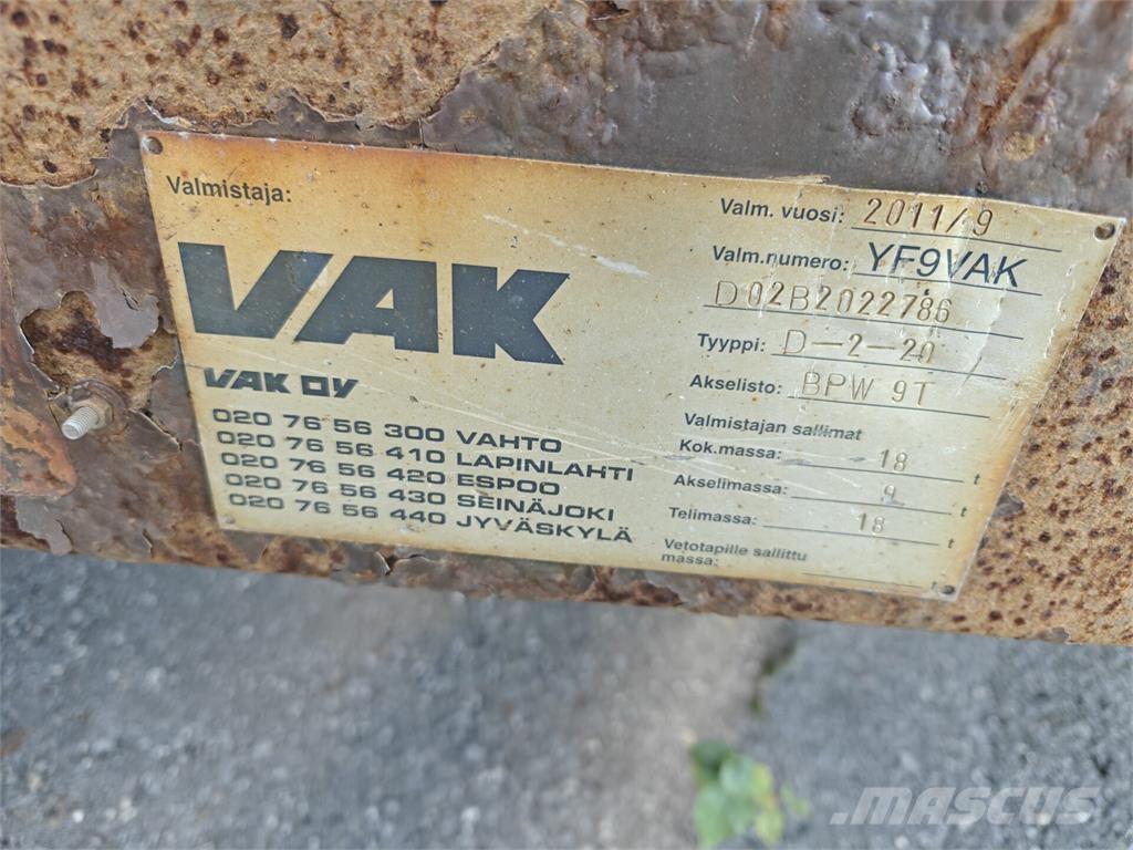 VAK Dolly حاملة نقل رباعية العجلات