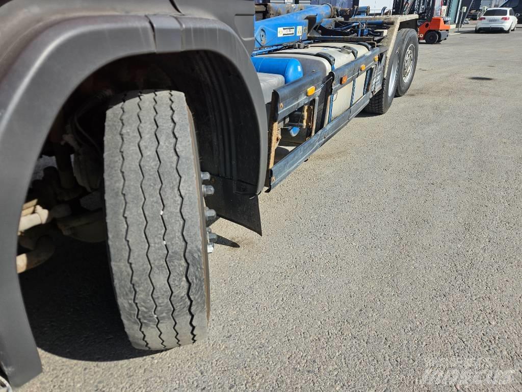 Scania R124 6x2*4 شاحنات الرافعات الخطافية