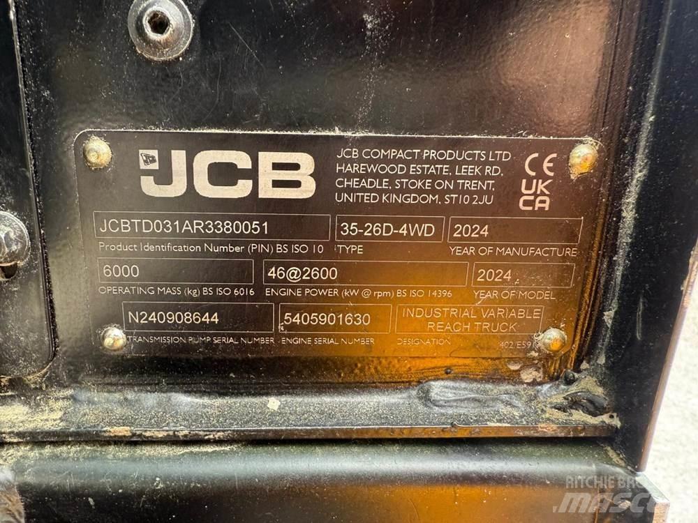 JCB TLT35-26D-4WD شاحنات ذات رافعات شوكية - أخرى