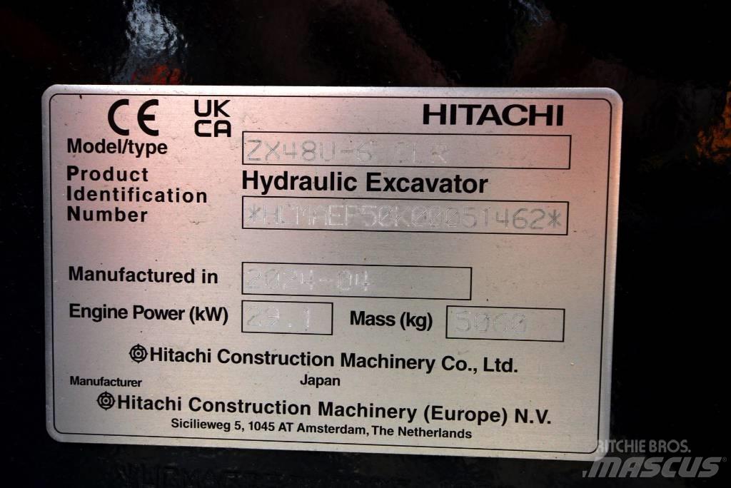 Hitachi ZX 48 U-6 حفارات صغيرة أقل من 7 طن (حفارات صغيرة)