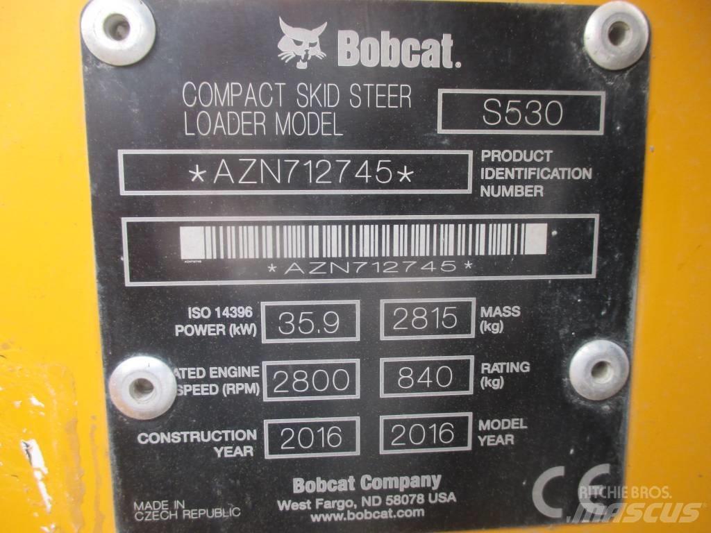 Bobcat S 530 لوادر انزلاقية التوجيه