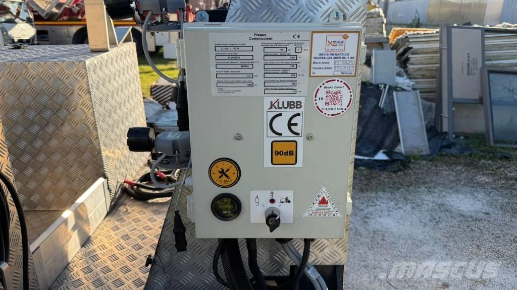 Klubb KL26 المنصات الهوائية المثبتة على مقطورة