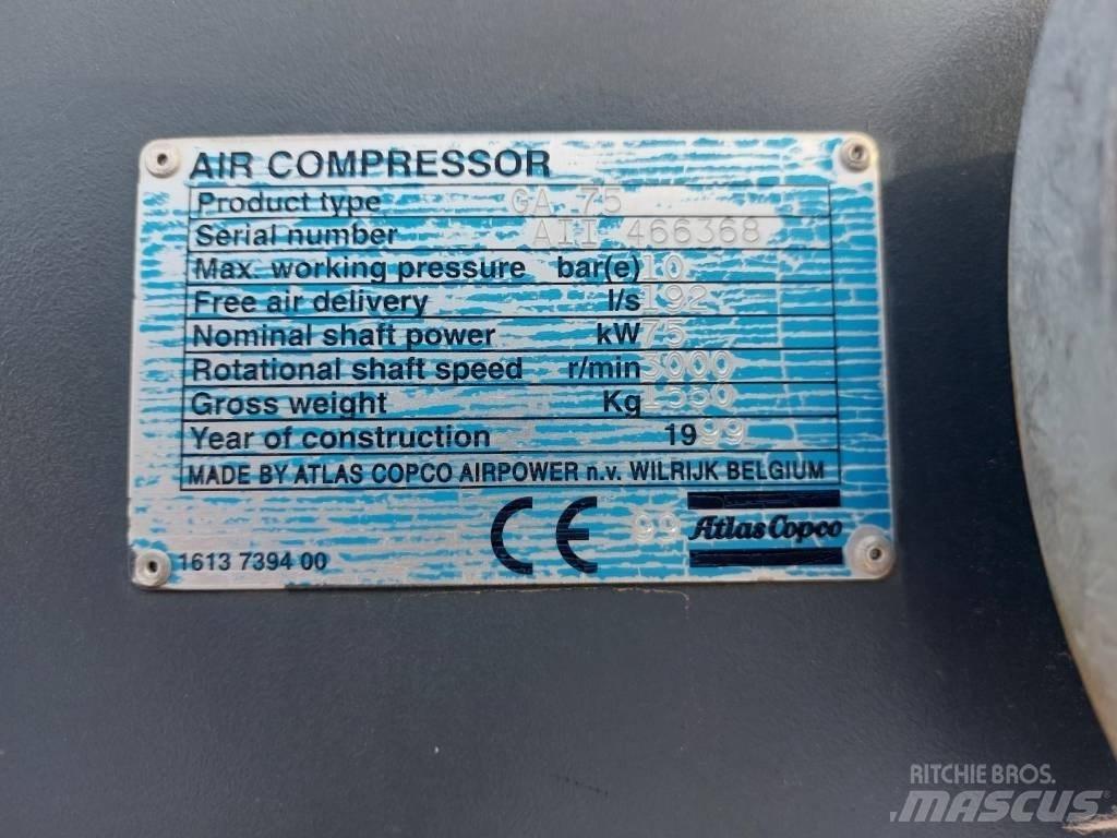 Atlas Copco GA 75 مكابس