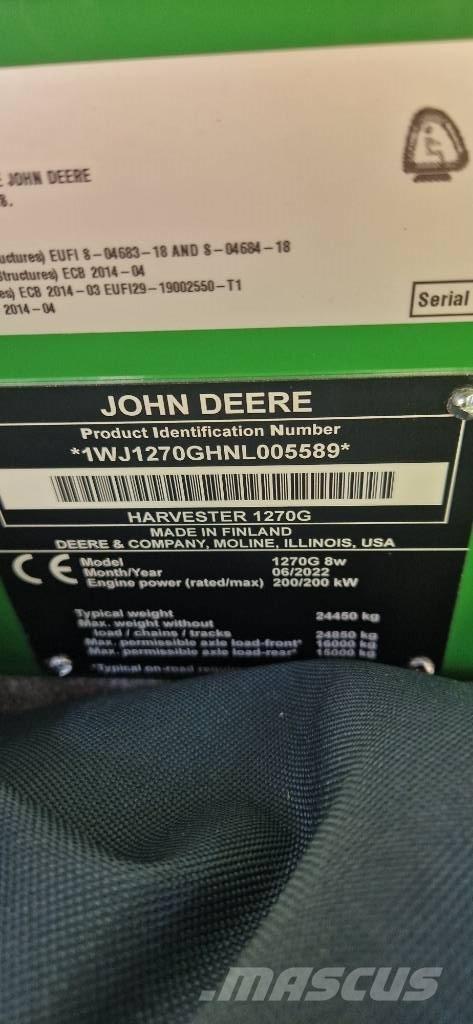 John Deere 1270 G حصادات