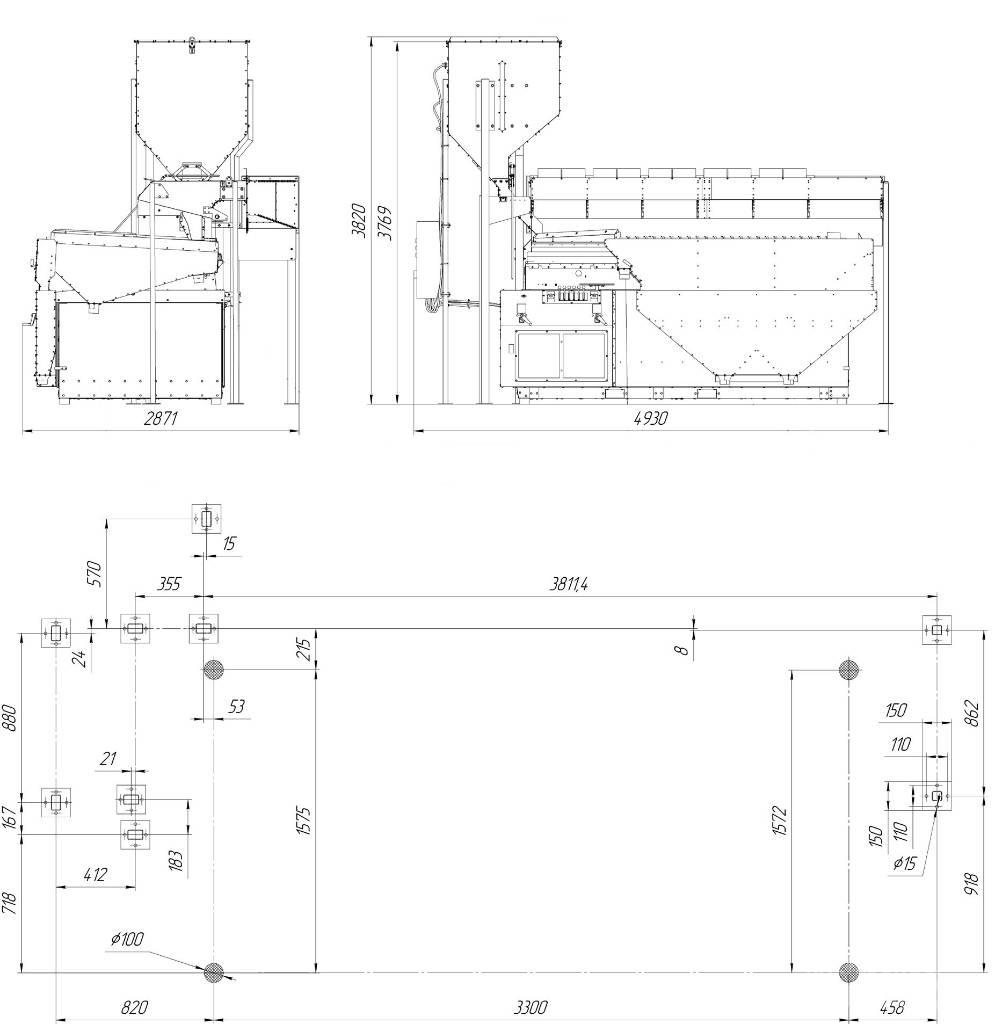  4 GRAIN MVS-10 معدات فرز