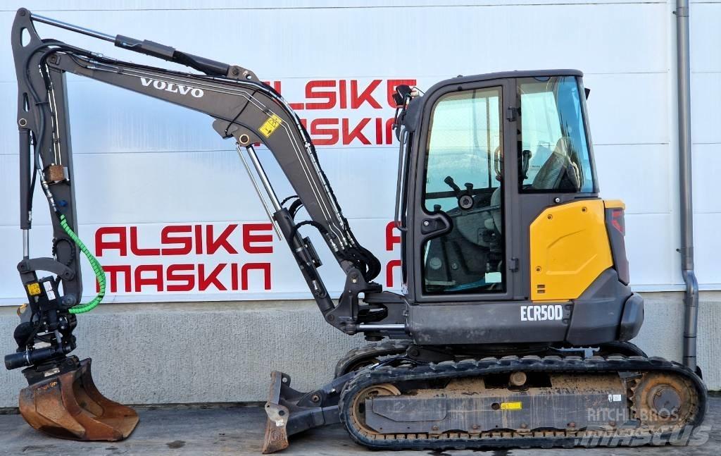 Volvo ECR 50 D حفارات صغيرة أقل من 7 طن (حفارات صغيرة)