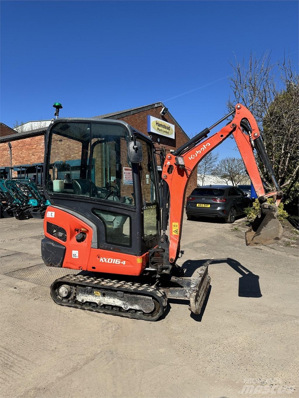 Kubota KX 016-4 حفارات صغيرة أقل من 7 طن (حفارات صغيرة)