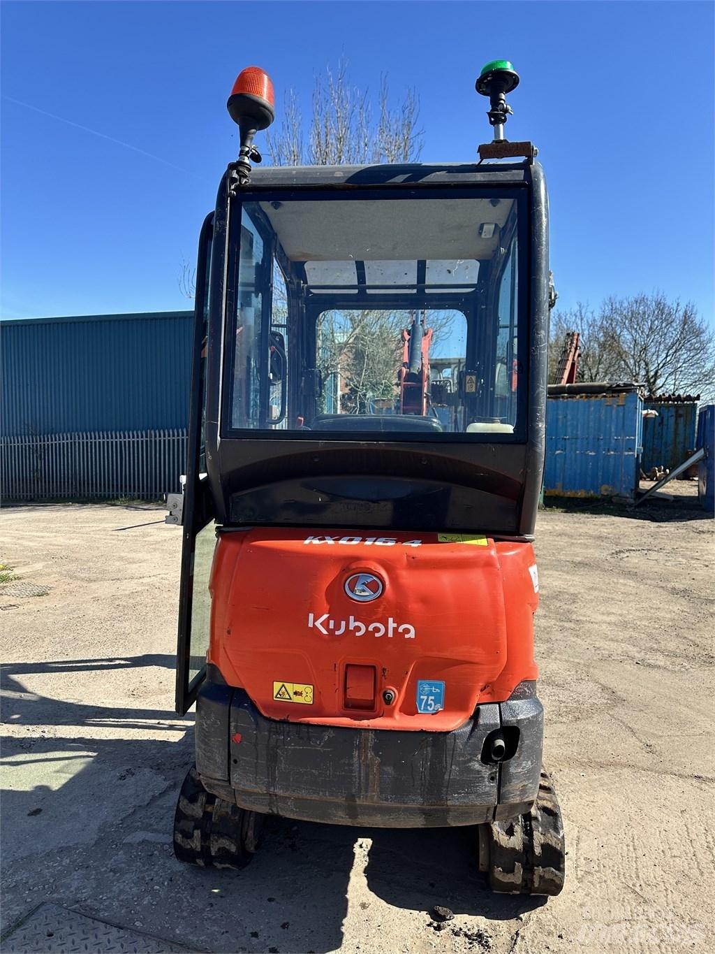 Kubota KX 016-4 حفارات صغيرة أقل من 7 طن (حفارات صغيرة)