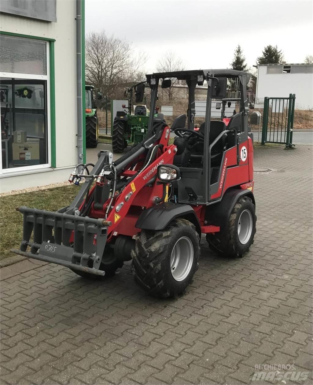 Weidemann 1190e لوادر بعجل
