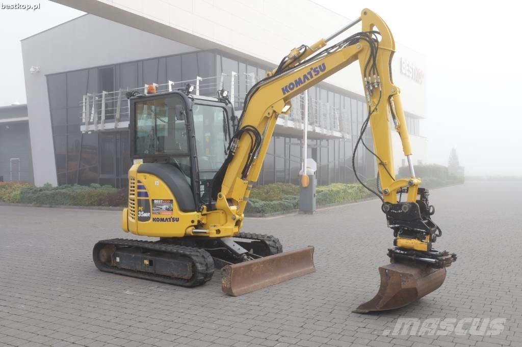 Komatsu PC 35 MR-5 حفارات صغيرة أقل من 7 طن (حفارات صغيرة)