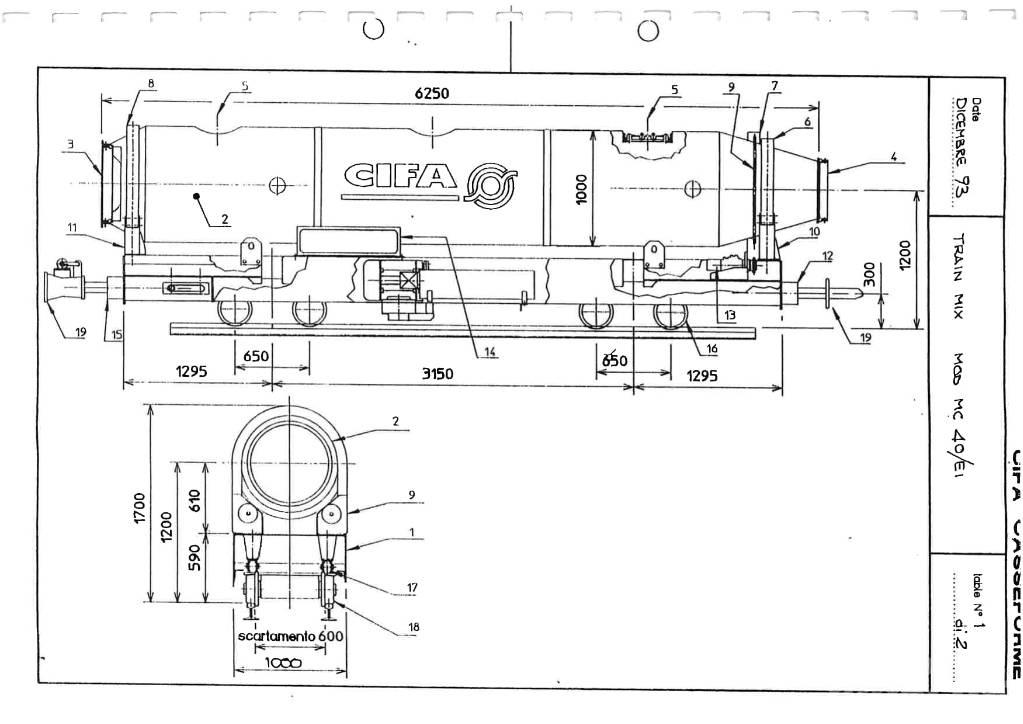 Cifa MC 40/EI ملحقات خرسانة