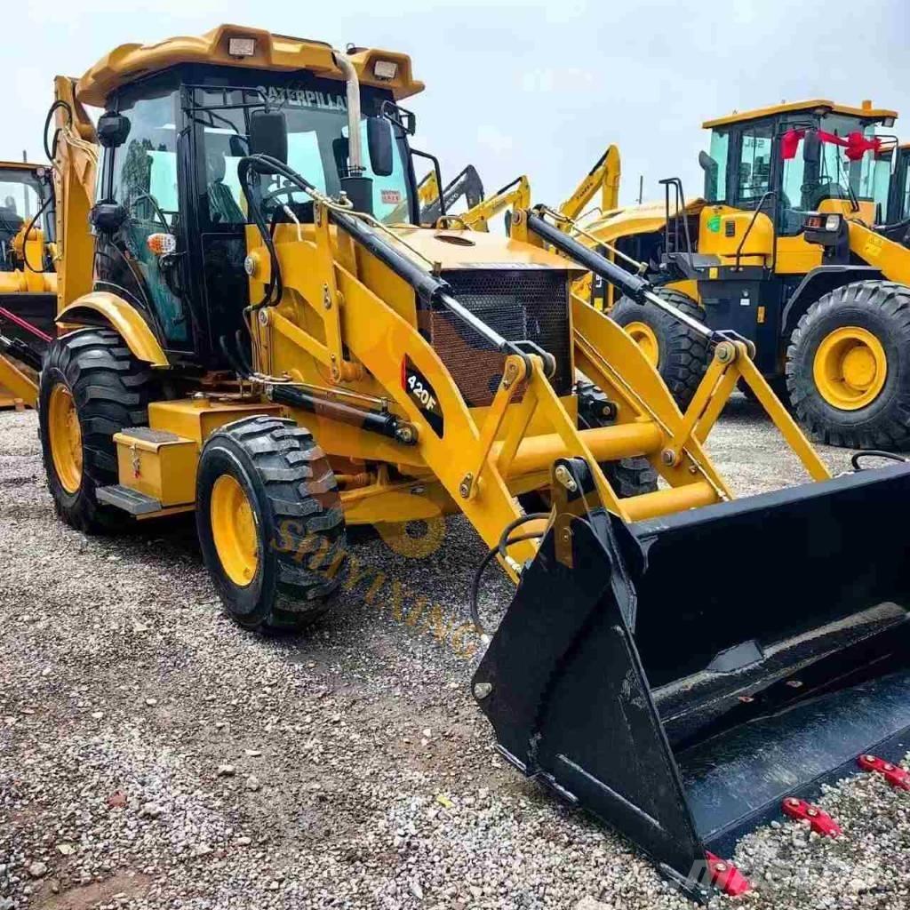 CAT 420 F لوادر ذات جرافات عكسية