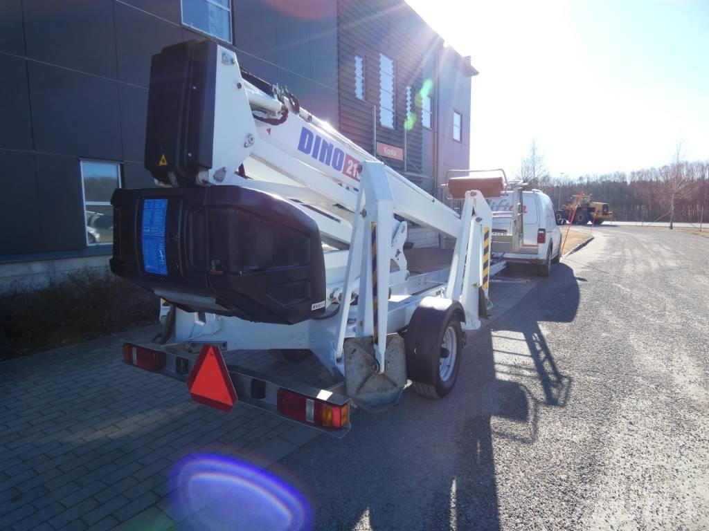 Dino 210 XT Skylift المنصات الهوائية المثبتة على مقطورة