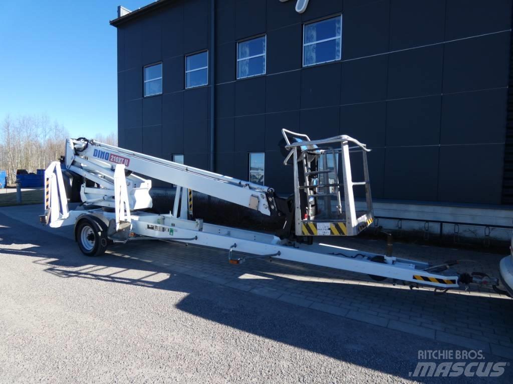 Dino 210 XT Skylift المنصات الهوائية المثبتة على مقطورة