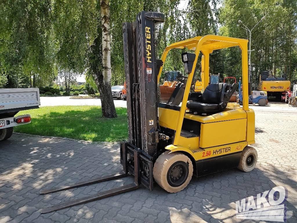 Hyster J 2.50 XM شاحنات ذات رافعات شوكية تعمل بالكهرباء