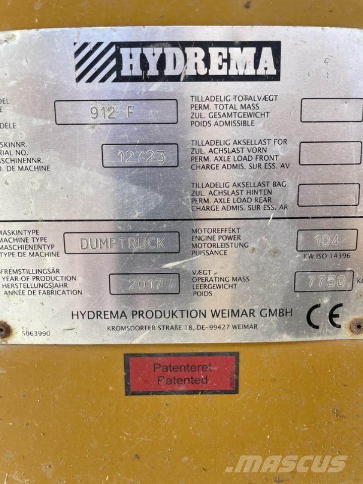 Hydrema 912FS عربات نقل قلابة للمواقع