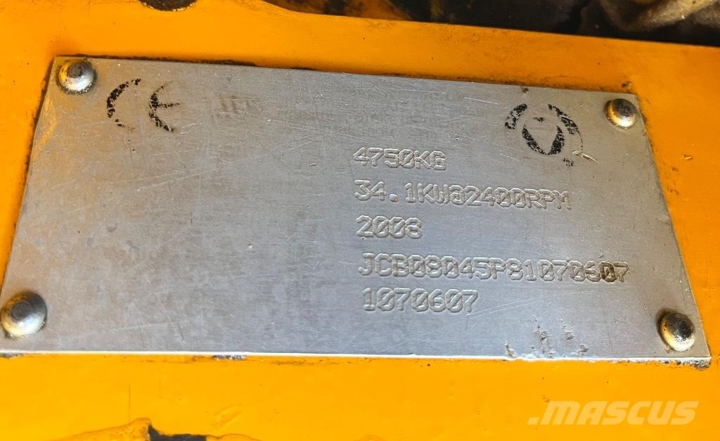 JCB 8045 ZTS حفارات صغيرة أقل من 7 طن (حفارات صغيرة)
