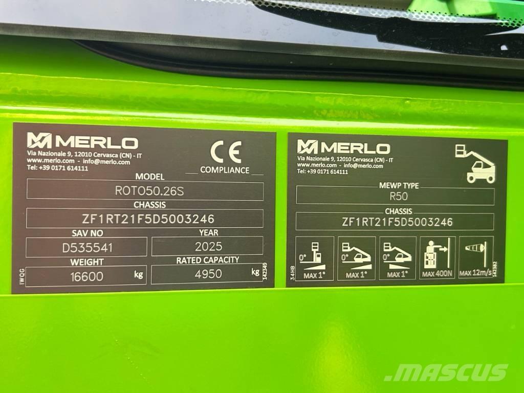 Merlo Roto 50.26 S مناولات متداخلة