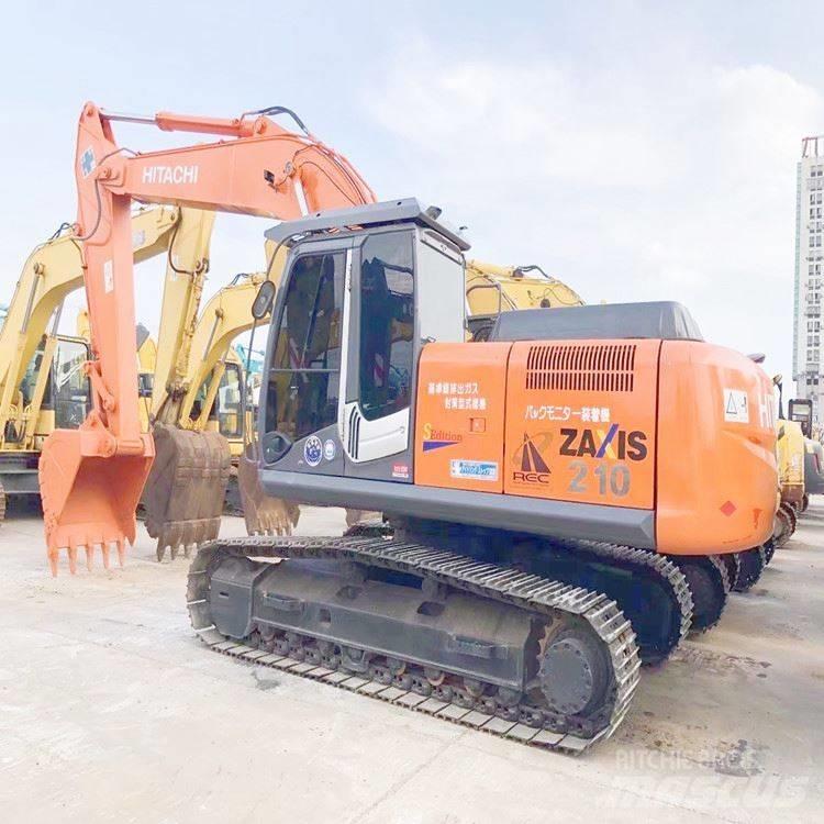 Hitachi zx210 حفارات زحافة