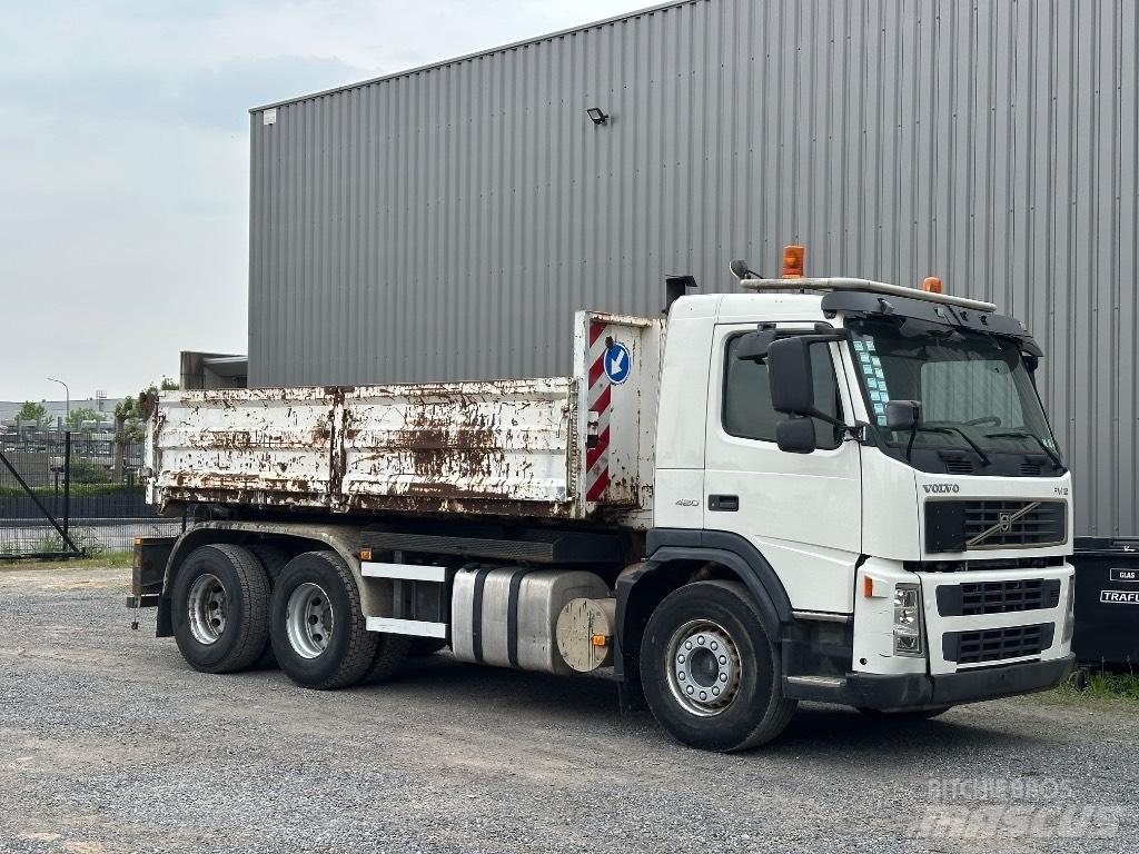 Volvo FM 12 420 شاحنات الرافعات الخطافية