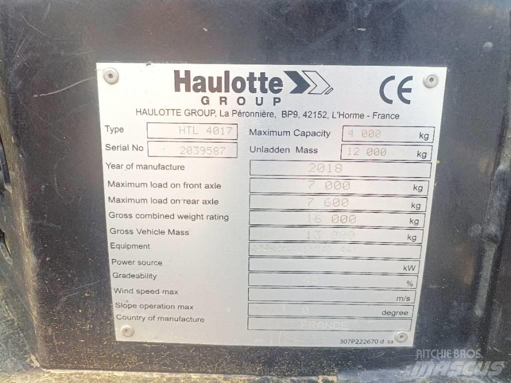 Haulotte HTL4017 مناولات متداخلة