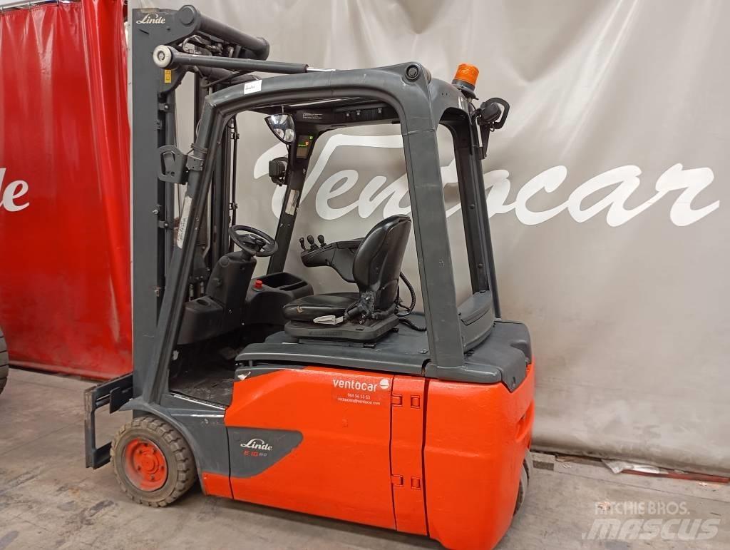 Linde E 16 شاحنات ذات رافعات شوكية تعمل بالكهرباء
