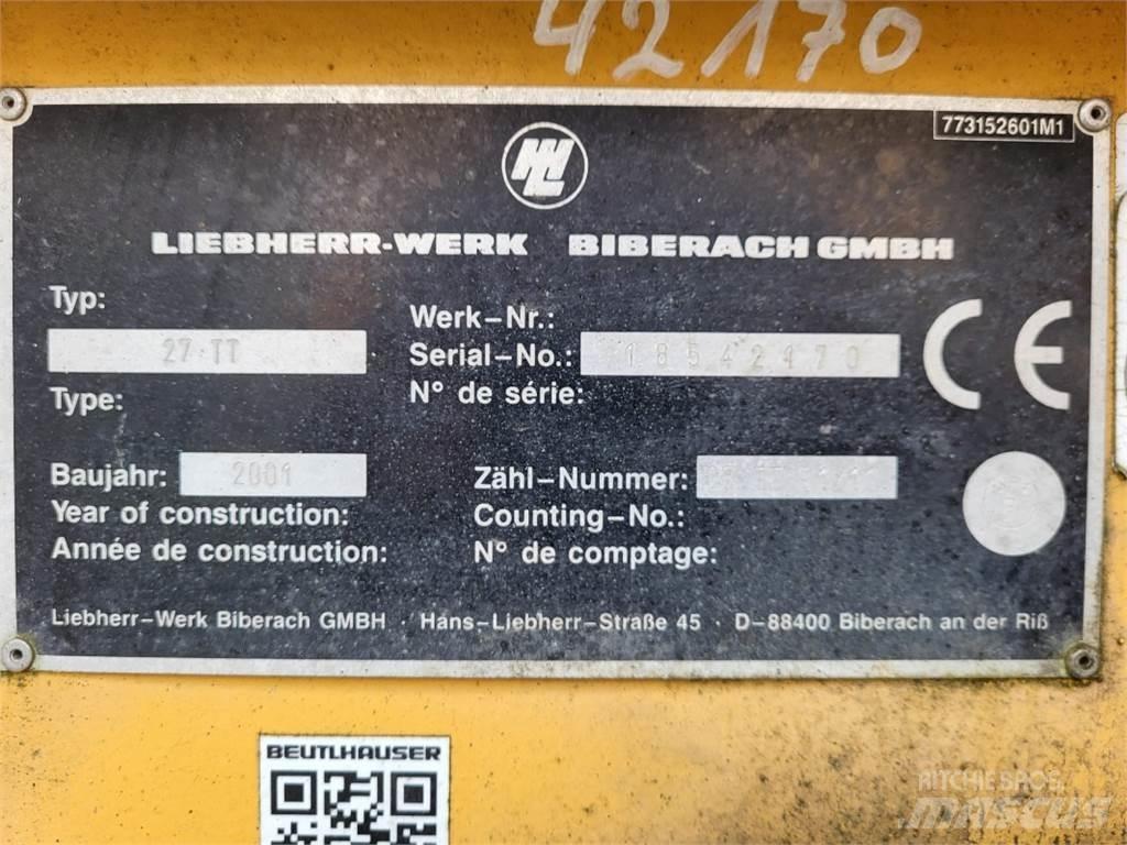 Liebherr 27TT رافعات برجية