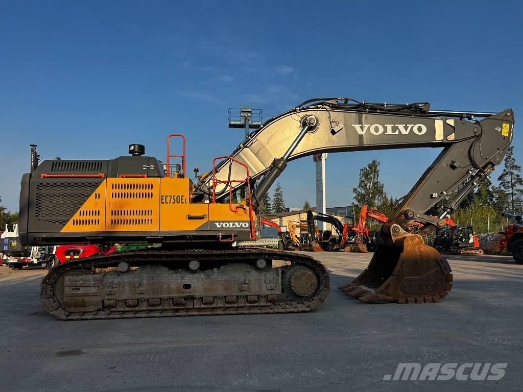 Volvo EC750EL حفارات زحافة