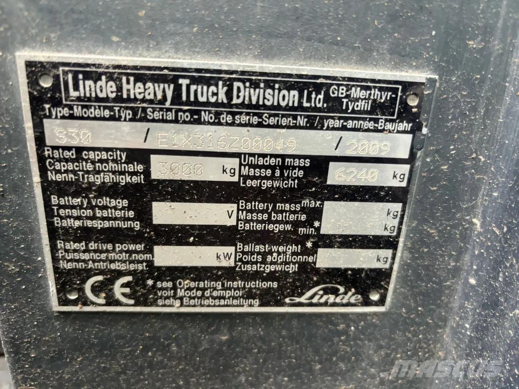 Linde S30 Diesel لوادر جانبية