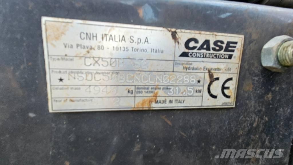 CASE CX50B حفارات صغيرة أقل من 7 طن (حفارات صغيرة)