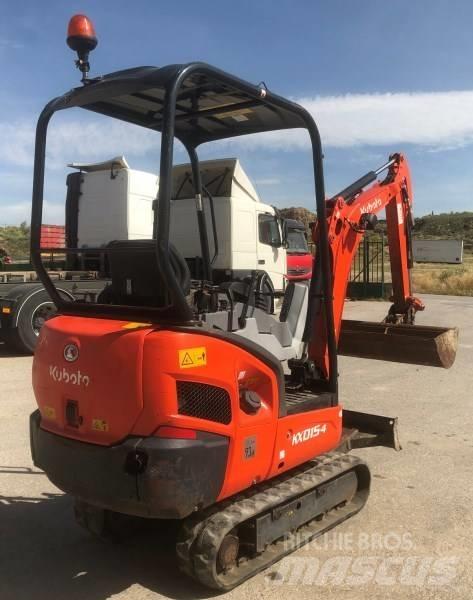 Kubota KX 015-4 حفارات صغيرة أقل من 7 طن (حفارات صغيرة)