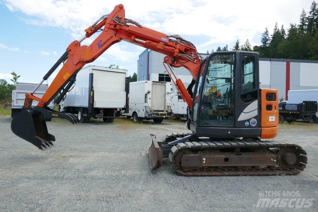 Hitachi zx75ur-5B حفارات زحافة