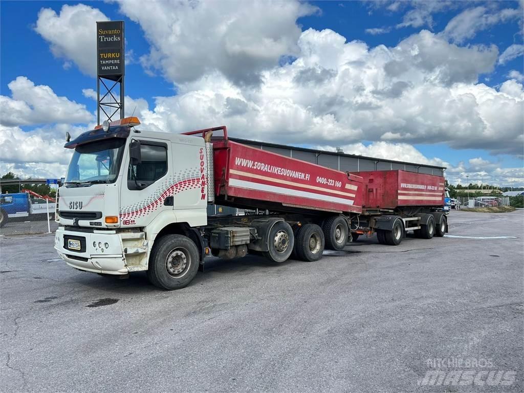 Sisu E11M-420 8X4 شاحنات قلابة