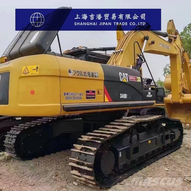 CAT 340 D حفارات زحافة