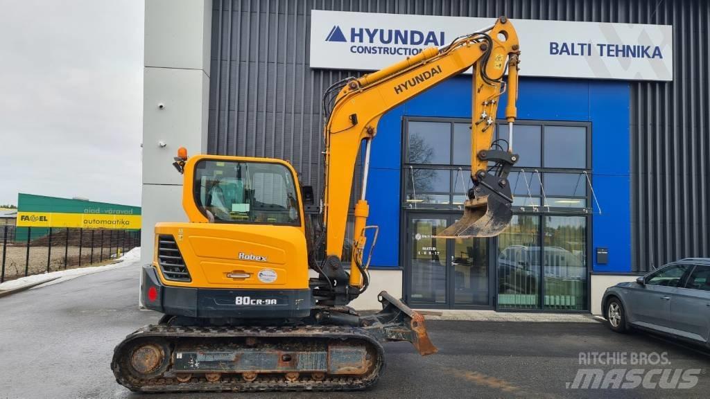 Hyundai R80CR-9A حفارات وسط 7 طن - 12 طن