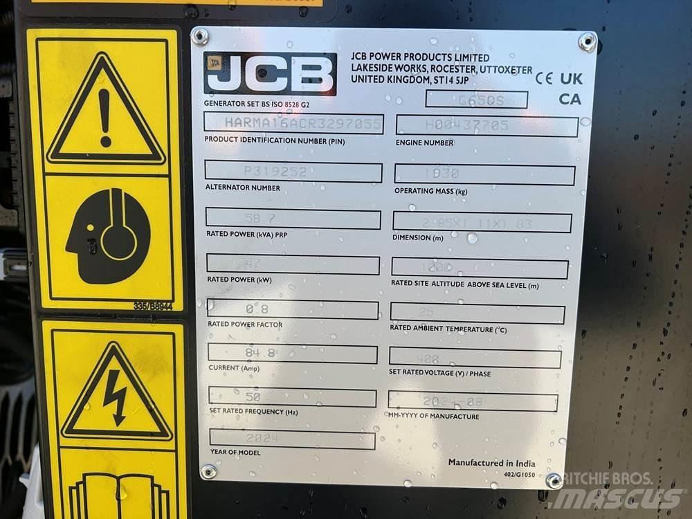 JCB G65QS مولدات ديزل