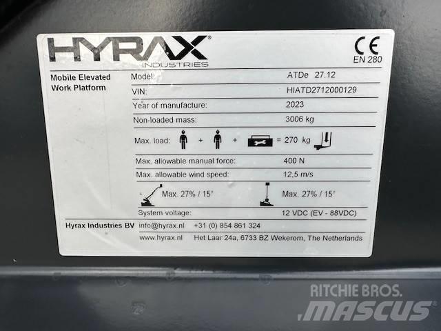 Hyrax ATDe 27.12 رافعات سلة تلسكوبية