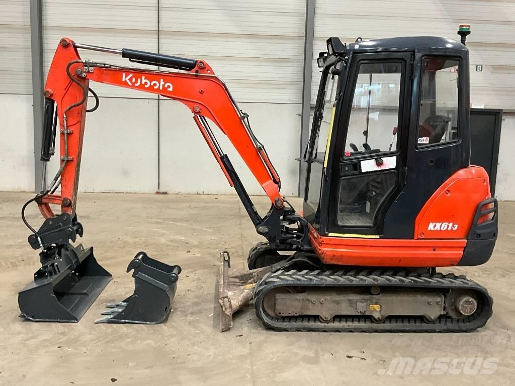 Kubota KX 61-3 حفارات صغيرة أقل من 7 طن (حفارات صغيرة)