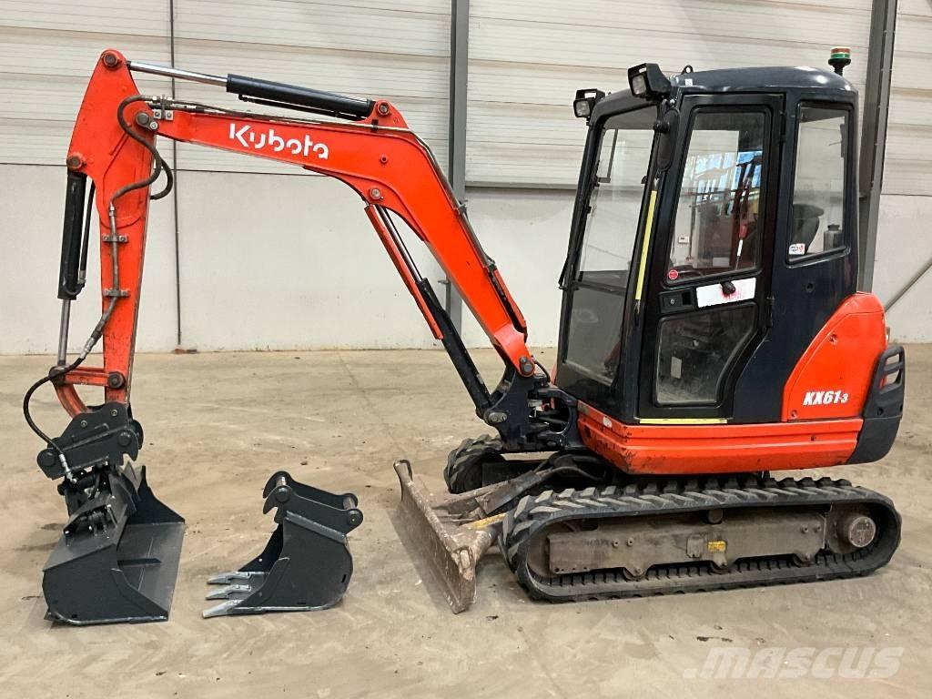 Kubota KX 61-3 حفارات صغيرة أقل من 7 طن (حفارات صغيرة)