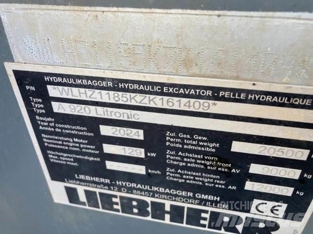 Liebherr A920 حفارات بعجل