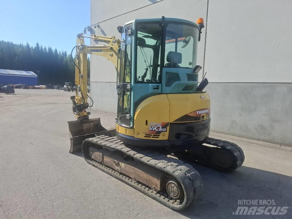 Yanmar Vio 50 U حفارات صغيرة أقل من 7 طن (حفارات صغيرة)