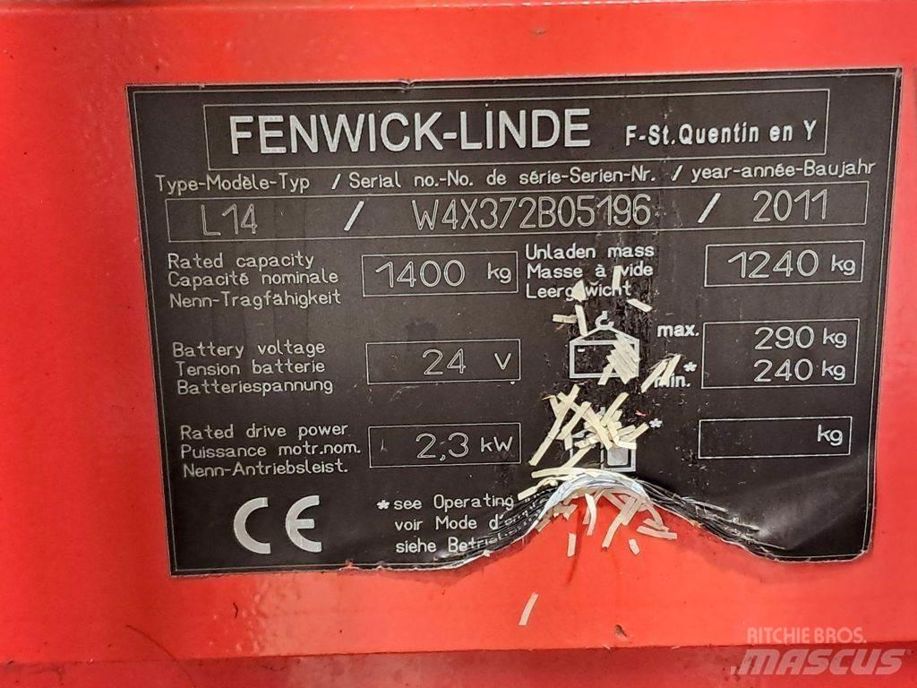 Linde L14 معدات التكديس الجوالة