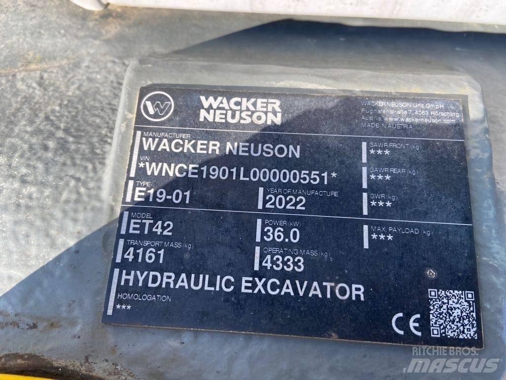 Wacker Neuson ET42 حفارات زحافة