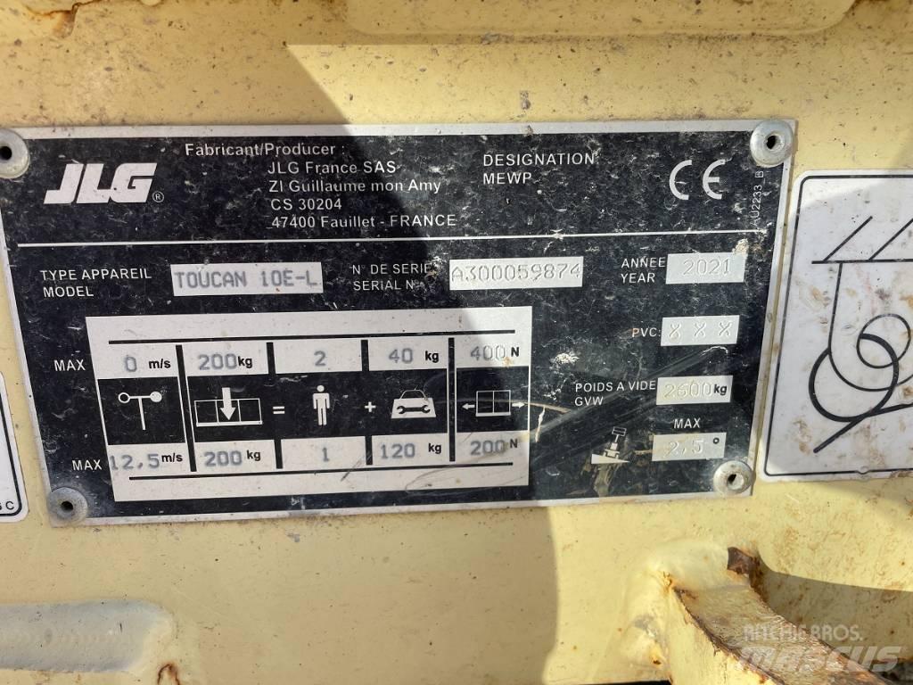 JLG Toucan 10 E رافعات السارية الرأسية