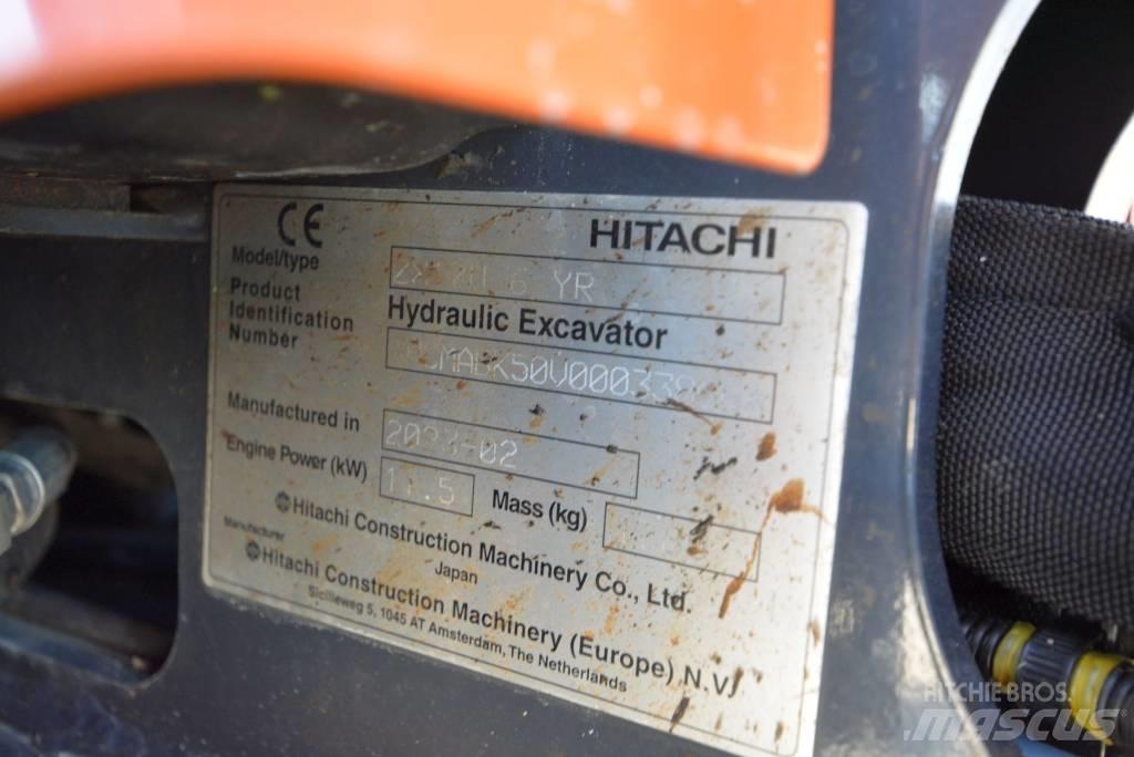 Hitachi ZX 17 U-6 حفارات صغيرة أقل من 7 طن (حفارات صغيرة)
